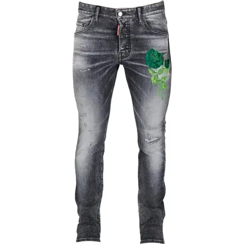 Straight-Leg Jeans , Herren, Größe: XL - Dsquared2 - Modalova