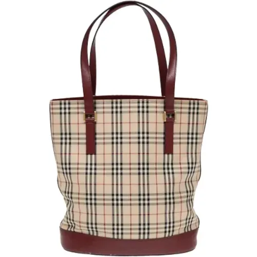 Pre-owned Canvas totes , female, Sizes: ONE SIZE - Burberry Vintage - Modalova