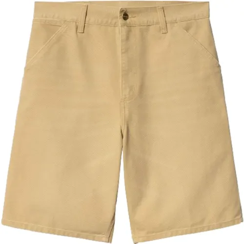 Single Knee Bourbon Shorts , male, Sizes: W29, W30, W33, W31, W32, W34 - Carhartt WIP - Modalova