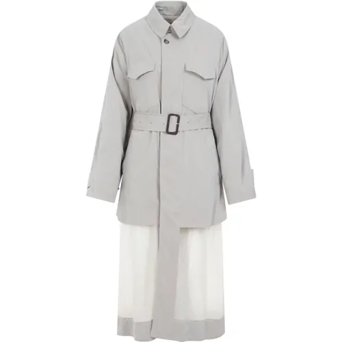 Sand Trench Coat , female, Sizes: XS - Maison Margiela - Modalova