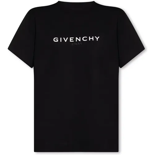 T-Shirt mit Logo , Damen, Größe: XS - Givenchy - Modalova