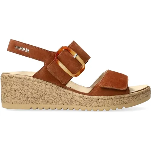 Flat Sandalen , Damen, Größe: 41 EU - mephisto - Modalova