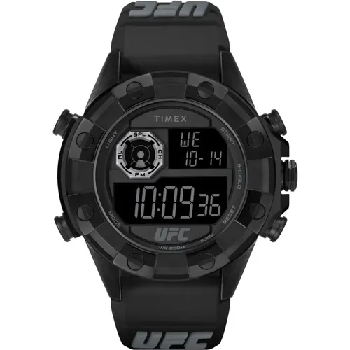 Digital UFC Kick Watch , male, Sizes: ONE SIZE - Timex - Modalova