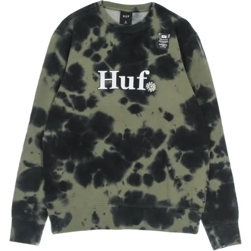 Floral Crew Neck Sweatshirt , male, Sizes: S, XL - HUF - Modalova