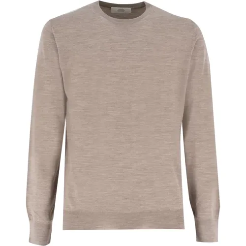 Elegant Crew Neck Sweater , Herren, Größe: 2XL - Mauro Ottaviani - Modalova