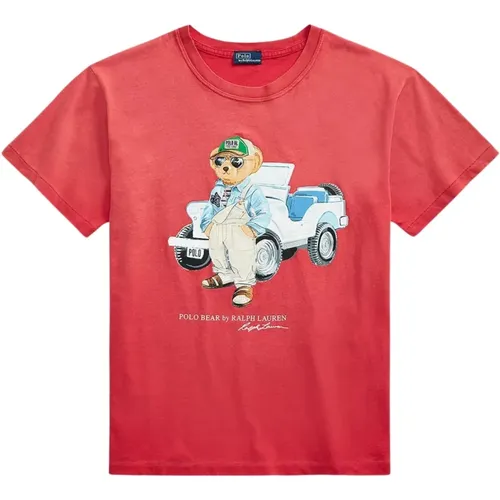 T-Shirts , Damen, Größe: L - Polo Ralph Lauren - Modalova