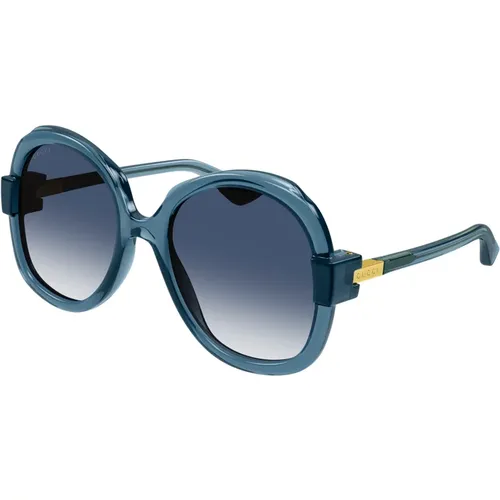 Shaded Sunglasses , female, Sizes: 57 MM - Gucci - Modalova