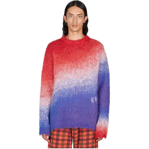 Fuzzy-Knit Gradient Sweater ERL - ERL - Modalova