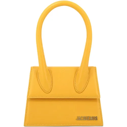 Le Chiquito Moyen Leather Handbag , female, Sizes: ONE SIZE - Jacquemus - Modalova