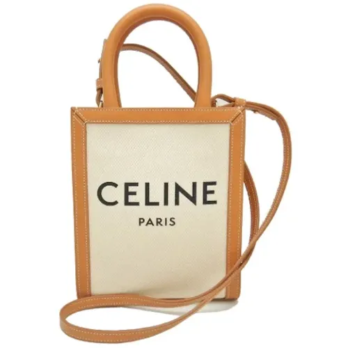 Pre-owned Canvas shoulder-bags , female, Sizes: ONE SIZE - Celine Vintage - Modalova