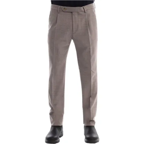 Casual Braune Hose , Herren, Größe: M - Berwich - Modalova