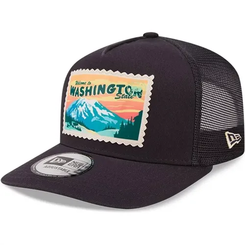 Marino Washington Postcard Trucker Cap - new era - Modalova