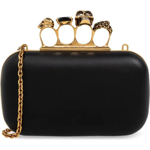 Skull Four-Ring Clutch - alexander mcqueen - Modalova