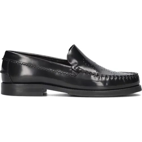 Schwarze Loafers mit Runden Ausschnitten , Damen, Größe: 41 EU - Stefano Lauran - Modalova