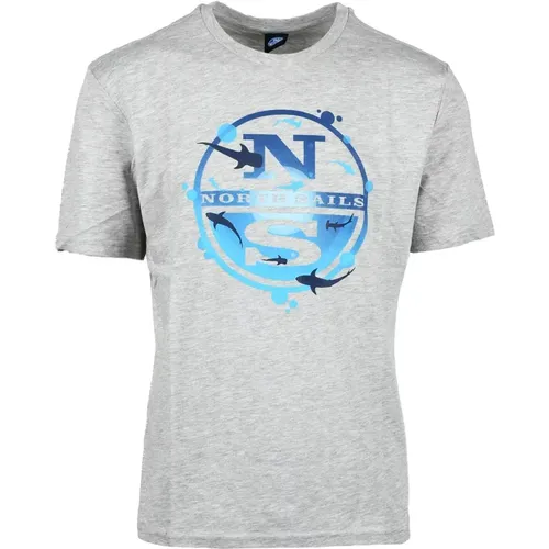 Light T-Shirt for Men , male, Sizes: XL, S, L - North Sails - Modalova