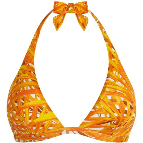 Palm Leaves Neckholder-Bikinioberteil für Damen , Damen, Größe: L - Vilebrequin - Modalova