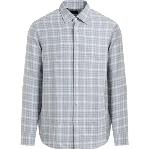 Shirts for Men Aw24 , male, Sizes: M, XL, L - Brioni - Modalova