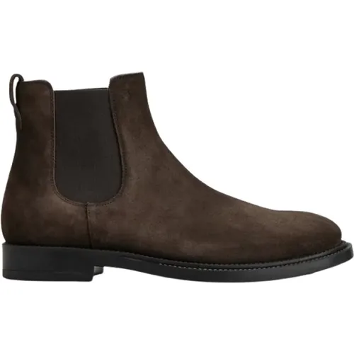 Wildleder Stiefeletten mit Monogramm - TOD'S - Modalova