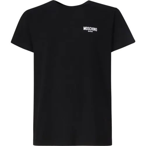 T-shirts and Polos , male, Sizes: M, L - Moschino - Modalova