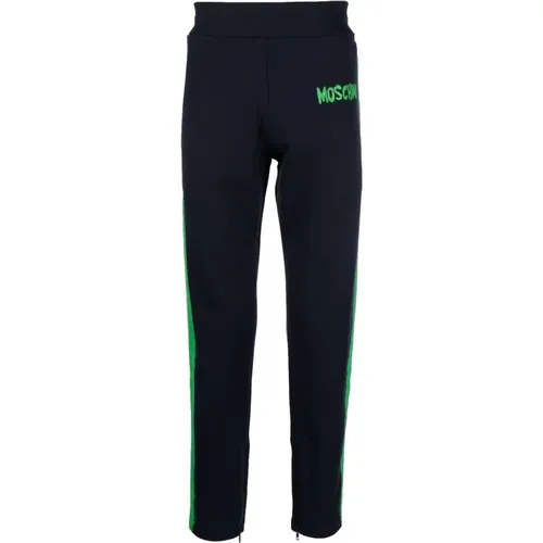 Cotton Casual Activewear Sport Pant , male, Sizes: M, XL, L, S - Moschino - Modalova