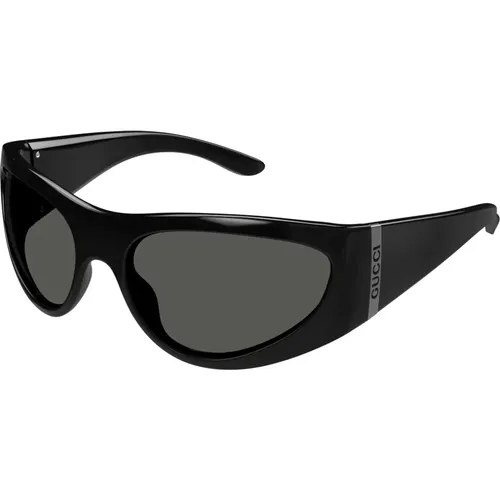 Schwarz/Graue Sonnenbrille GG1575S,Stylische Sonnenbrille Schwarz Gg1575S - Gucci - Modalova