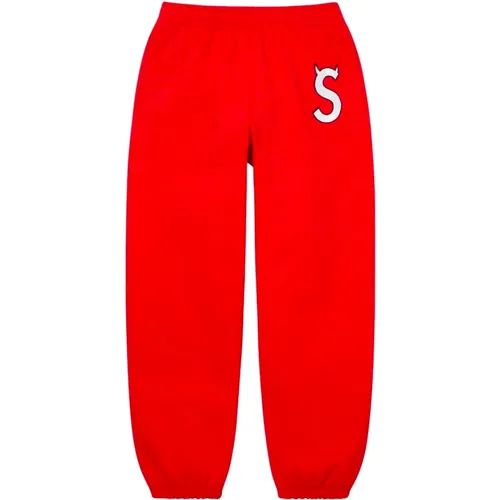 Limited Edition S Logo Sweatpant , male, Sizes: L, M - Supreme - Modalova