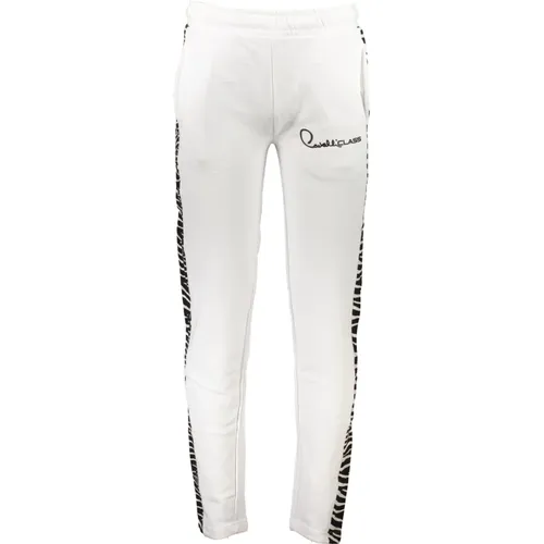 Sporty Men's Pants with Elastic Waist , male, Sizes: XL, M, 2XL, S, L, 3XL - Cavalli Class - Modalova