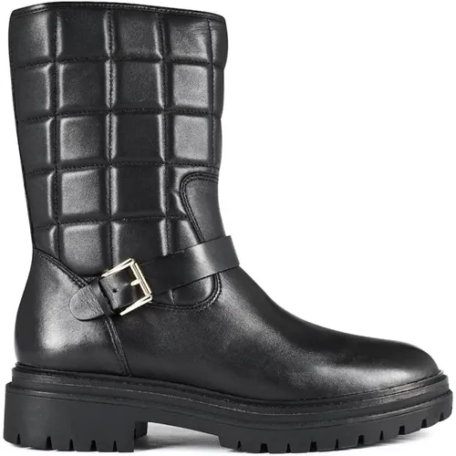 Layton Quilted Leather Boots , female, Sizes: 8 UK - Michael Kors - Modalova