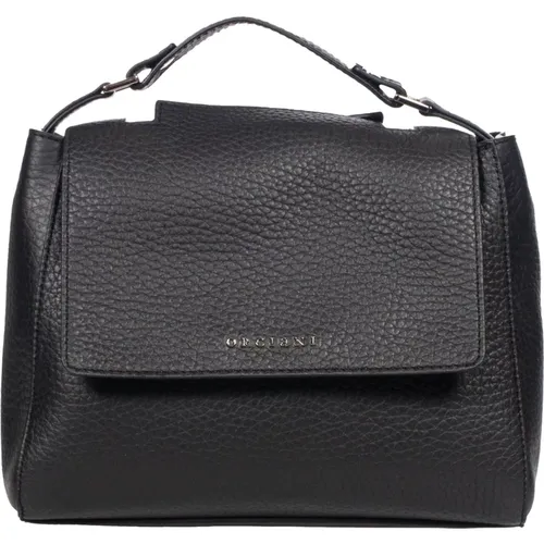 Soft Piccola Leather Handbag , female, Sizes: ONE SIZE - Orciani - Modalova