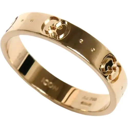 Pre-owned Rose Gold rings , female, Sizes: ONE SIZE - Gucci Vintage - Modalova