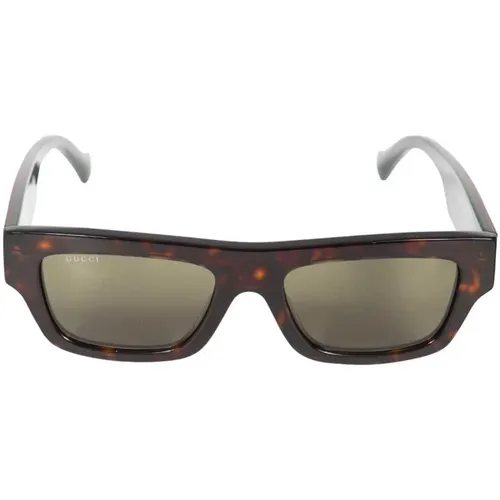 Rechteckige Rahmen Sonnenbrille - Gucci - Modalova