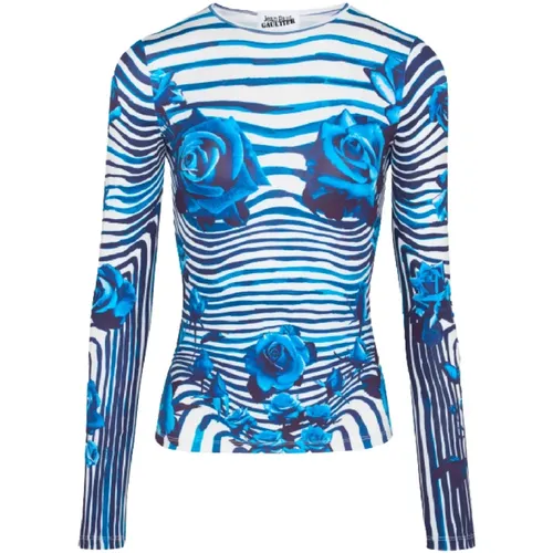 Top Blue , female, Sizes: M, S - Jean Paul Gaultier - Modalova