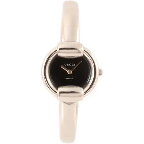 Pre-owned Metal watches , female, Sizes: ONE SIZE - Gucci Vintage - Modalova