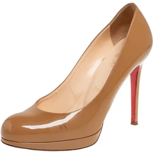 Pre-owned Leather heels , female, Sizes: 4 1/2 UK - Christian Louboutin Pre-owned - Modalova