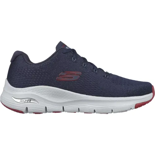 Sportlicher Veganer Arch Fit Sneaker , Herren, Größe: 41 1/2 EU - Skechers - Modalova