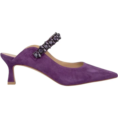 Medium heeled mule , female, Sizes: 4 UK, 5 UK - Alma en Pena - Modalova