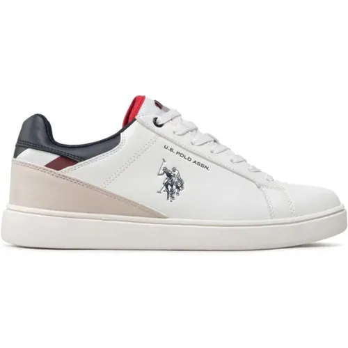 Niedrige PU Leder Sneakers - U.s. Polo Assn. - Modalova