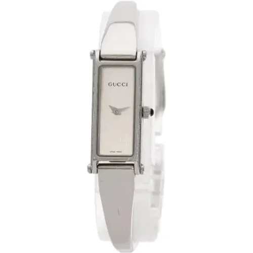 Pre-owned Stainless Steel watches , female, Sizes: ONE SIZE - Gucci Vintage - Modalova