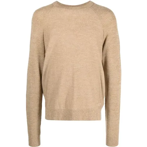 Wool Mouline Sweater - Calvin Klein - Modalova