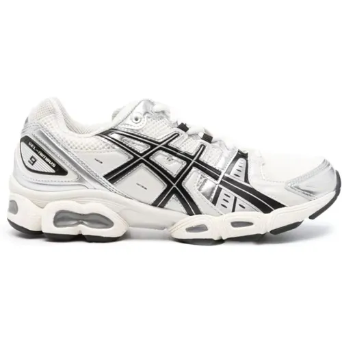 Sneakers Gel-Nimbus 9 Cream/Black , male, Sizes: 5 UK, 4 1/2 UK, 6 UK, 4 UK, 5 1/2 UK - ASICS - Modalova