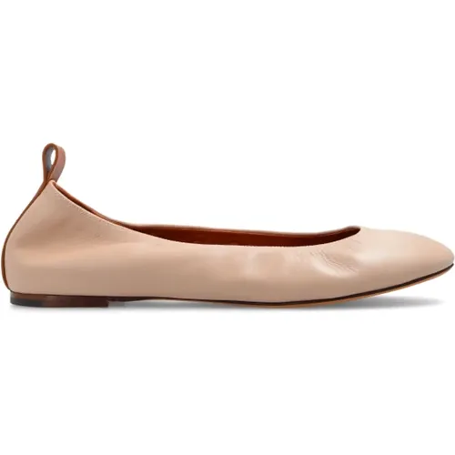 Leather ballet flats , female, Sizes: 2 UK, 4 UK, 6 UK, 5 UK, 3 UK - Lanvin - Modalova