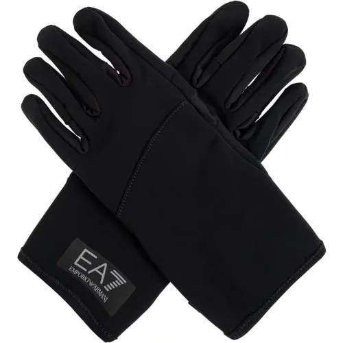 Handschuhe mit Logo , unisex, Größe: M - Emporio Armani EA7 - Modalova