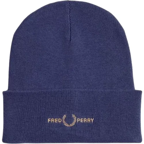 Stylish Beret Hat , male, Sizes: ONE SIZE - Fred Perry - Modalova