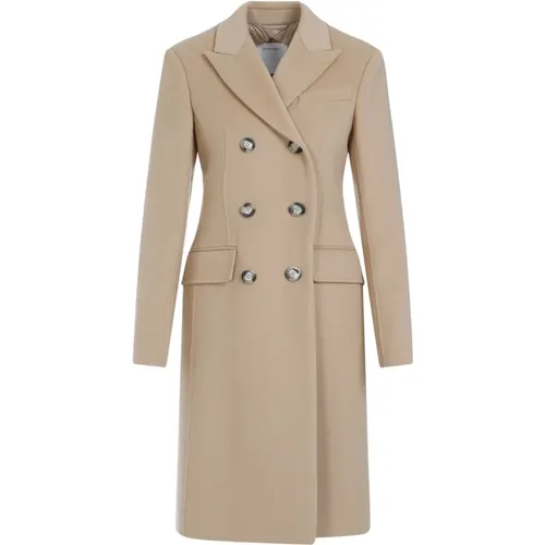 Wool Double-Breasted Coat , female, Sizes: 3XS - SPORTMAX - Modalova