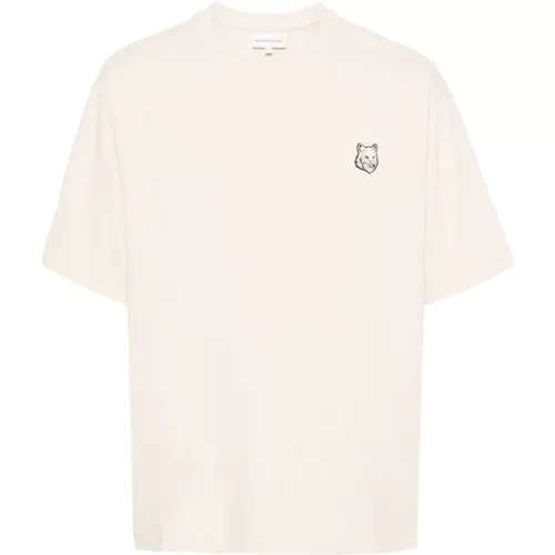 T-Shirts , Herren, Größe: L - Maison Kitsuné - Modalova