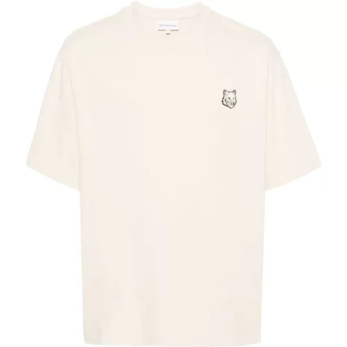 T-Shirts , Herren, Größe: M - Maison Kitsuné - Modalova