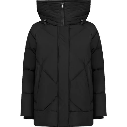 Nylon Daunenjacke mit individuellem Reißverschluss , Damen, Größe: M - People of Shibuya - Modalova