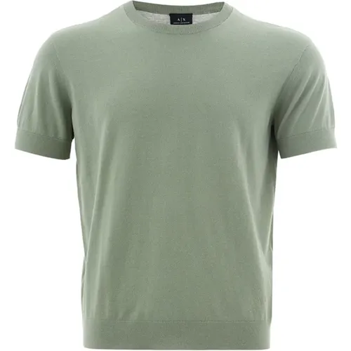 Cotton T-Shirt , male, Sizes: M - Armani Exchange - Modalova