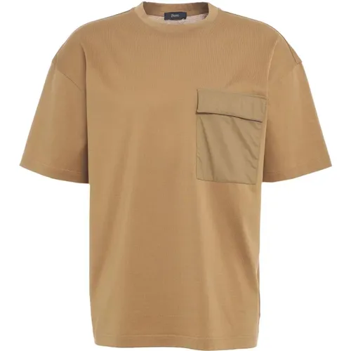 T-Shirts Polos for Men , male, Sizes: XL, 2XL - Herno - Modalova