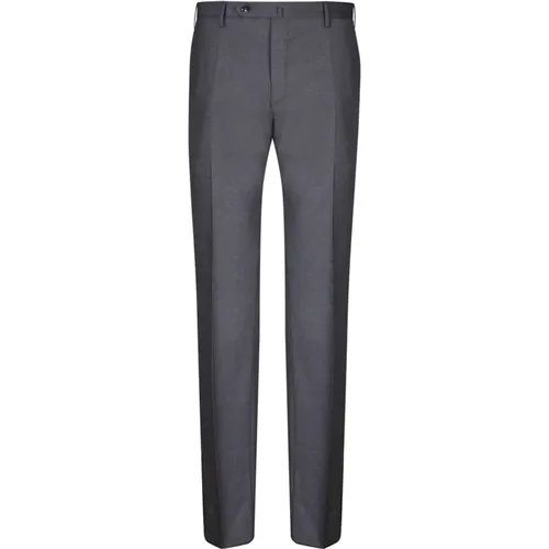 Graue Woll-Slim-Fit-Hose Incotex - Incotex - Modalova